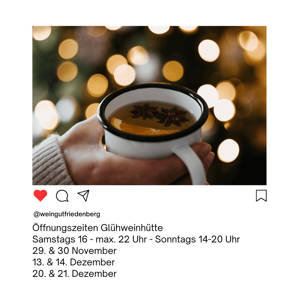 Die Glühwein & Adventshütte